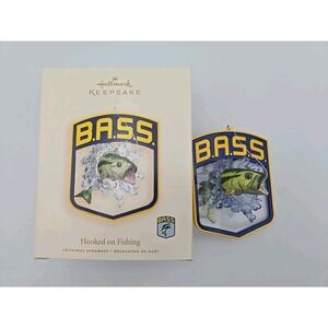 Hallmark Keepsake Ornament B.A.S.S. Hooked on Fishing (2007) Bass Fish
